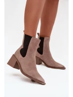 Boty na podpatku  model 222524 Step in style