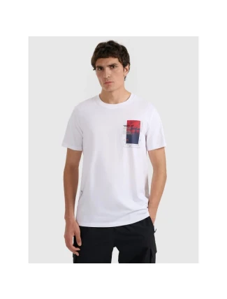 Pánské tričko s potiskem 4F 4FRAW25TTSHM3256-10S Pánské tričko s potiskem 4F 4FRAW25TTSHM3256-10S