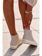 Dámské Tenisky Zateplené Z Eko Kůže Růžové Big Star OO274933 Dámské Tenisky Zateplené Z Eko Kůže Růžové Big Star OO274933