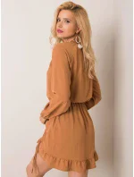 Šaty 111 SK 06071.09 světle hnědé