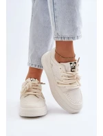 Dámské eko kožené tenisky Béžová Avanalis Dámské eko kožené tenisky Béžová Avanalis