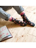 Dámské ponožky Steven art.136 Srdce