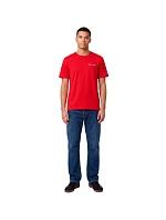 Pánské tričko Champion SS Tee červené 221798 RS067 pánské