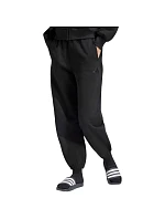 Dámské kalhoty adidas Kit Small Logo Regular Cuffed, černé, KU7935, dámské Dámské kalhoty adidas Kit Small Logo Regular Cuffed, černé, KU7935, dámské