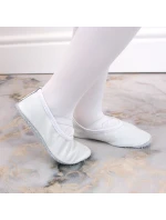 Dívčí bílé kožené baleríny - Nazo Dívčí bílé kožené baleríny - Nazo