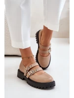 Dámské Polobotky S Pásky Eko Kůže Terione