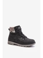 Zateplené dámské kotníkové boty Lee Cooper černé LCJ-24-03-3043