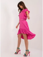 DHJ SK 8921 šaty.21 tmavě růžová DHJ SK 8921 šaty.21 tmavě růžová