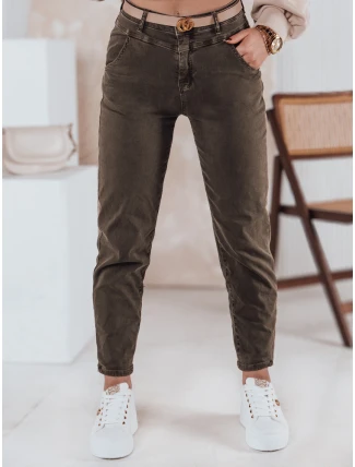 Dámské džínové kalhoty STREETSTYLE light brown FashionStreet UY2353