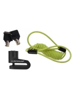 ZÁMEK BRZDOVÉHO KOTOUČE S LANKEM PŘIPOMÍNAJÍCÍM DUNLOP BLACK ZÁMEK BRZDOVÉHO KOTOUČE S LANKEM PŘIPOMÍNAJÍCÍM DUNLOP BLACK