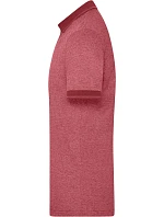 Daiber JN 706 Pánské žerzejové melírované polo 02.0706 wine melange/wine Daiber JN 706 Pánské žerzejové melírované polo 02.0706 wine melange/wine