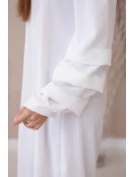 Španělské šaty s ozdobnými rukávy ecru Španělské šaty s ozdobnými rukávy ecru