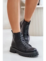 Boty Na Zip S Dekorativním Srdcem Černé Obeena