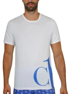 Pánské tričko NM1904E - C66 Královská modrá - Calvin Klein