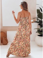 FLORALUSH maxi šaty se žlutými a červenými květy FashionStreet EY2632