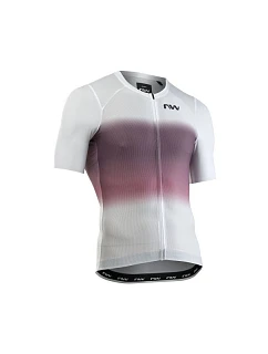 Cyklistické tričko NORTHWAVE Blade Air Jersey S/s, bílo-růžové