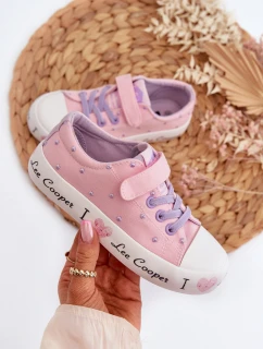 Dětské tenisky Lee Cooper LCW-24-02-2160 Růžové