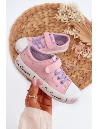 Dětské tenisky Lee Cooper LCW-24-02-2160 Růžové