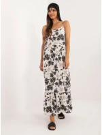 Šaty DHJ SK 7772.25 bílé a černé Šaty DHJ SK 7772.25 bílé a černé