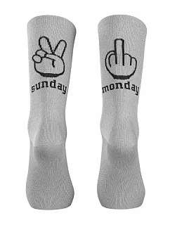 Cyklistické ponožky NORTHWAVE Sunday Monday Sock, šedé