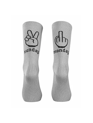 Cyklistické ponožky NORTHWAVE Sunday Monday Sock, šedé Cyklistické ponožky NORTHWAVE Sunday Monday Sock, šedé