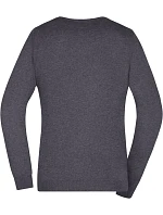 Daiber JN 658 Dámský svetr s výstřihem do V 02.0658 anthracite melange Daiber JN 658 Dámský svetr s výstřihem do V 02.0658 anthracite melange