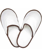 The One Towelling Slippers Froté pantofle 48.1026 white/taupe The One Towelling Slippers Froté pantofle 48.1026 white/taupe