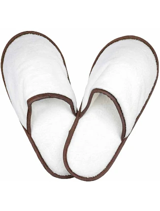 The One Towelling Slippers Froté pantofle 48.1026 white/taupe The One Towelling Slippers Froté pantofle 48.1026 white/taupe