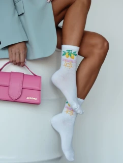 Dámské Ponožky LIMONCELLO Bílé