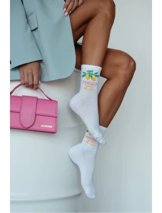 Dámské Ponožky LIMONCELLO Bílé