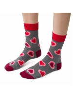 Dámské ponožky Steven art.136 Srdce
