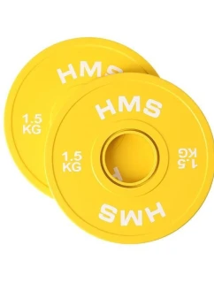 Olympijský nárazník 2x1,5 kg žlutá deska HMS CBRS15
