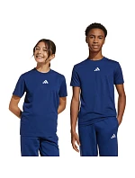Dětské tričko adidas Essentials Tee 160 námořnická modrá JY0613