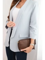 Dámská sako bez zapínání s podšívkou S/M šedá Dámská sako bez zapínání s podšívkou S/M šedá