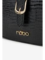 Kabelka Pošťárka s drobným reliéfem NOBO BAG5780-M20 Černá