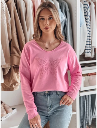 Dámská oversize halenka FLOFLY růžová FashionStreet RY2784