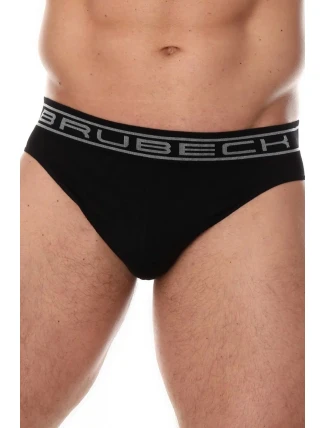 Pánské slipy 00290A black - BRUBECK Pánské slipy 00290A black - BRUBECK