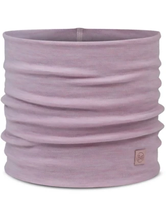 BUFF MERINO HEAVYWEIGHT NECK WARMER SOLID LILAC SAND Šátek na krk