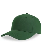 Atlantis Headwear Fiji 5 panelová baseballová kšiltovka 33.0103 bottle green Atlantis Headwear Fiji 5 panelová baseballová kšiltovka 33.0103 bottle green