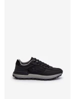 Pánské tenisky Big Star NN174069 Memory Foam System Černé Pánské tenisky Big Star NN174069 Memory Foam System Černé