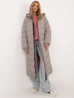 Kabát D51160XB44540A1 tmavě lila