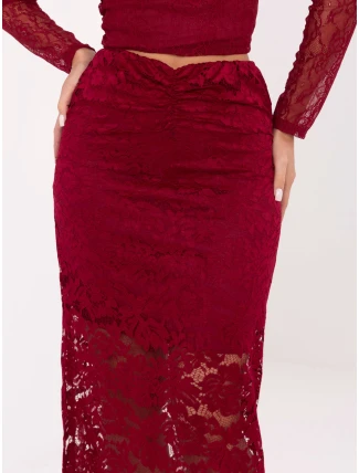 Sukně MI SD G9137.16P bordó Sukně MI SD G9137.16P bordó