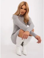 PM SK PM319 šaty.19 šedá PM SK PM319 šaty.19 šedá