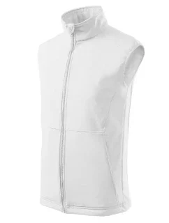 Vision softshellová vesta pánská bílá