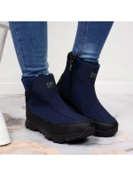 Zimní sněhové boty nepromokavé tmavě modré DK