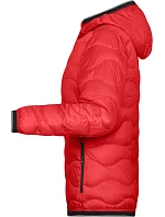 Daiber JN 1155 Dámská prošívaná bunda 02.1155 red/black Daiber JN 1155 Dámská prošívaná bunda 02.1155 red/black
