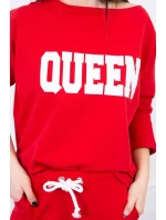 Sada s potiskem Queen červená Sada s potiskem Queen červená