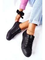 Dámské Tenisky Na Platformě BIG STAR II274345 Černé