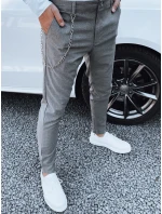 Pánské tmavě šedé kalhoty FashionStreet UX4409