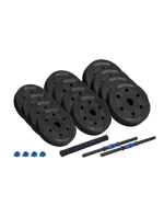 Nastavitelné bitumenové činky s konektorem 2x10 kg REBEL ACTIVE